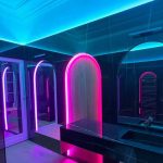 Habillage de salle de bain réalisé par l'entreprise Cros-Guibbert.